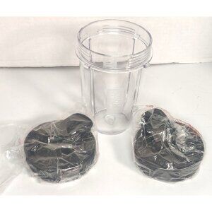 Nutri Ninja 18oz Cup Tumbler with 2 Flip Top Sip and Seal Lids